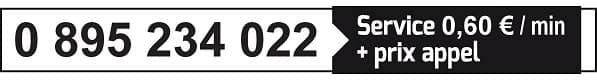 Numéro dominatrice tel rose 0 895 234 022, service 0,60 €/min + prix appel